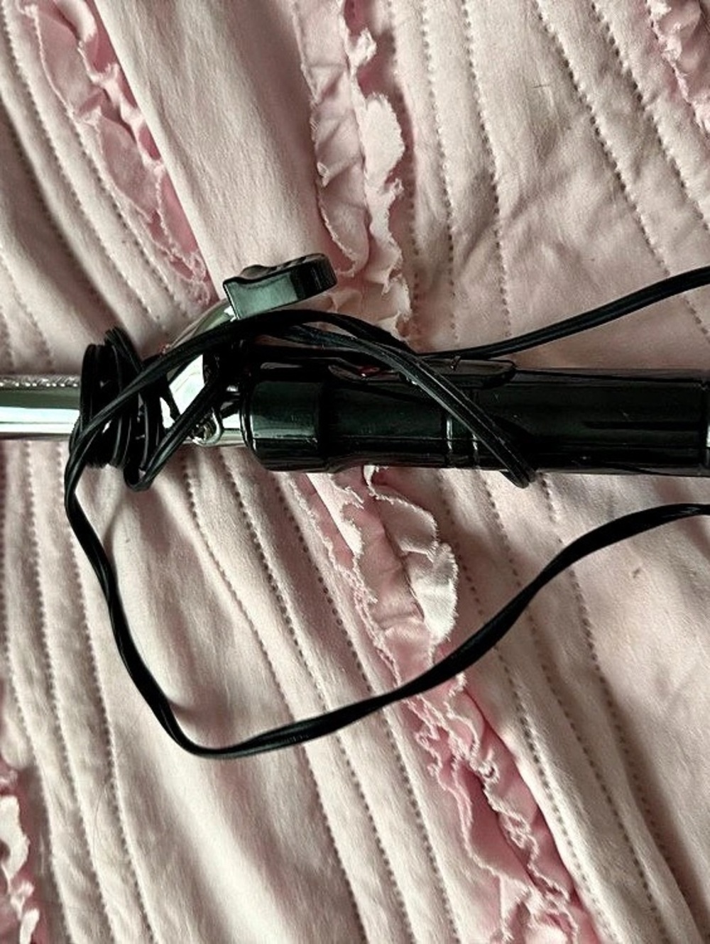 Conair Instant Heat 1-Inch Curling Iron Black & Silver